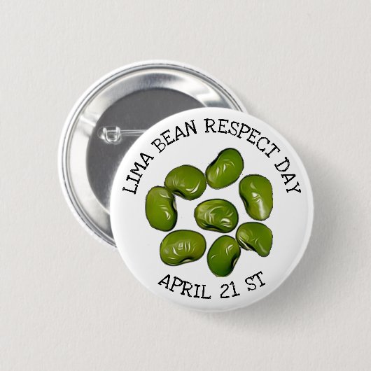 Limoner Bean Respect Day 20. April Button (Vorne & Hinten)
