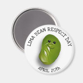 Limoner Bean Respect Day 20. April Magnet (Vorderseite/Rückseite)