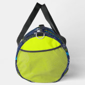 Limoner, blauer personalisierter Name überall Duffle Bag (Rechts)