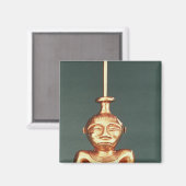 Limoner Container aus Cast Gold, Quimbaya Magnet (Vorderseite/Rückseite)