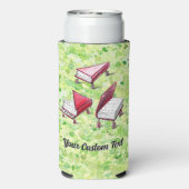 Limoner cremefarbener Spritzer Anpassbare Skizze K Selters Dosenkühler (Seltzer Rückseite)