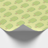 Limoner Eiskrempel Geschenkpapier (Ecke)