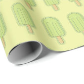 Limoner Eiskrempel Geschenkpapier (Rolleneckpunkt)