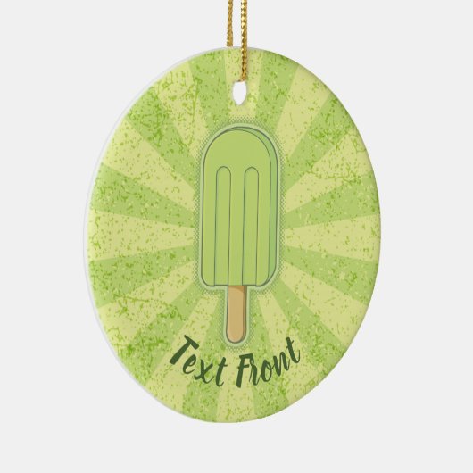 Limoner Eiskrempel Keramik Ornament (Rechts)