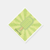 Limoner Eiskrempel Serviette (Ecke)