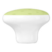 Limoner Frühling Grün Polka Dot Dresser Kabinenknö Keramikknauf (Seitenansicht)