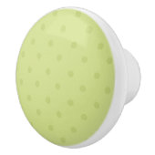 Limoner Frühling Grün Polka Dot Dresser Kabinenknö Keramikknauf (Rechts)