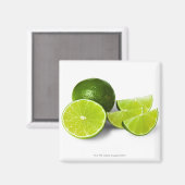 Limoner, geschnittener Keil auf weißem Hintergrund Magnet (Vorderseite/Rückseite)