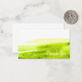 Limoner Grasgrün Mitteilungskarte (Vorderseite/Rückseite Beispiel)