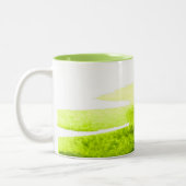 Limoner Grasgrün Zweifarbige Tasse (Links)