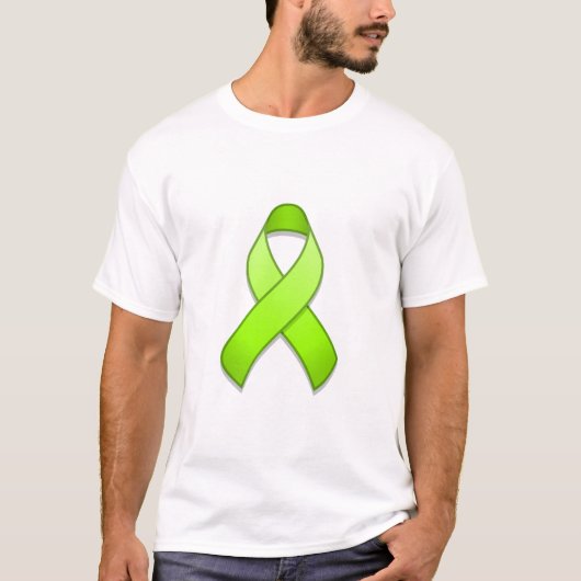 Limoner grüner Bewusstseins-Band-T - Shirt (Vorderseite)