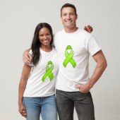 Limoner grüner Bewusstseins-Band-T - Shirt (Unisex)