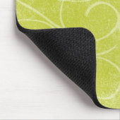 Limoner grüner Wirbel Mousepad (Ecke)