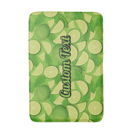 Limoner Hintergrund Badematte (Vorderseite Vertikal)