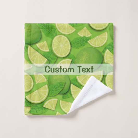 Limoner Hintergrund Badhandtuch Set (Waschlappen)