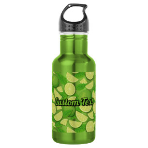 Limoner Hintergrund Edelstahlflasche