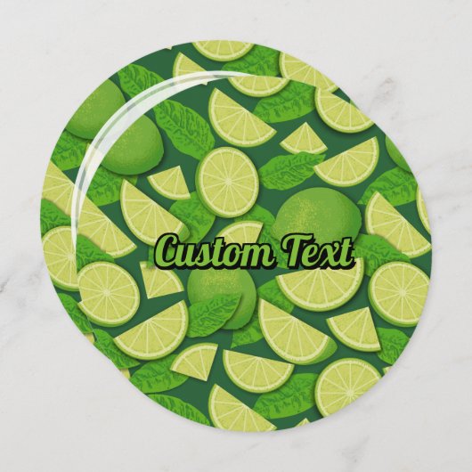 Limoner Hintergrund Einladung (Vorne/Hinten)