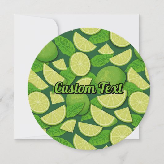 Limoner Hintergrund Einladung (Vorderseite)