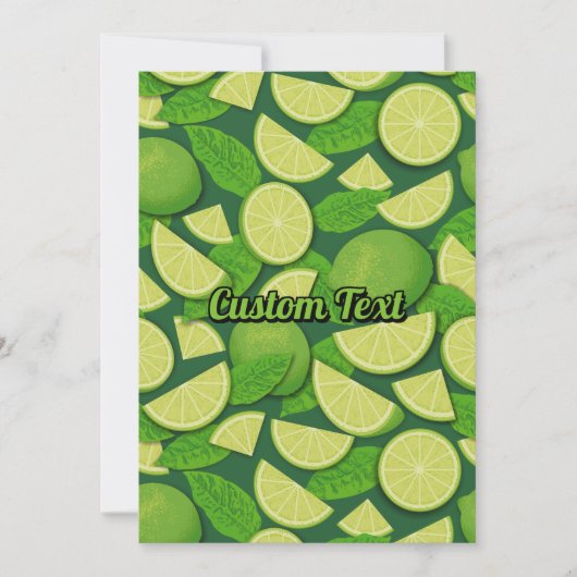 Limoner Hintergrund Einladung (Vorderseite)