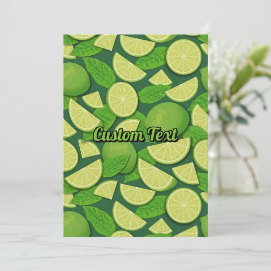 Limoner Hintergrund Einladung (Stehend Vorderseite)