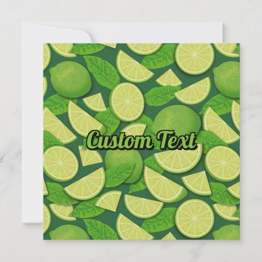 Limoner Hintergrund Einladung (Vorderseite)