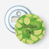 Limoner Hintergrund Flaschenöffner (Vorderseite)