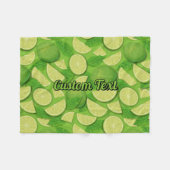 Limoner Hintergrund Fleecedecke (Vorderseite (Horizontal))