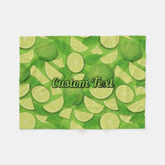 Limoner Hintergrund Fleecedecke (Vorderseite (Horizontal))