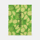 Limoner Hintergrund Fleecedecke (Vorderseite)