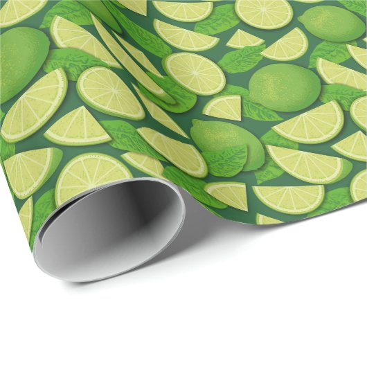 Limoner Hintergrund Geschenkpapier (Rolleneckpunkt)