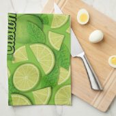 Limoner Hintergrund Geschirrtuch (Viertel Falte)