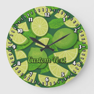 Limoner Hintergrund Große Wanduhr