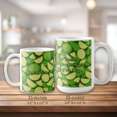 Limoner Hintergrund Kaffeetasse