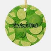 Limoner Hintergrund Keramik Ornament (Vorne)