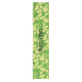 Limoner Hintergrund Kurzer Tischläufer (Vorderseite)