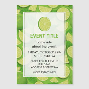 Limoner Hintergrund Magnetkarte