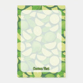 Limoner Hintergrund Post-it Klebezettel (Vorderseite)