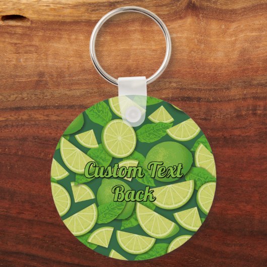 Limoner Hintergrund Schlüsselanhänger (Rückseite)