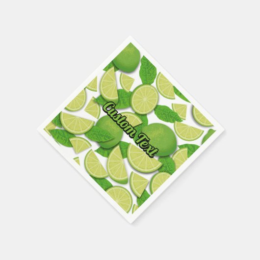 Limoner Hintergrund Serviette (Ecke)