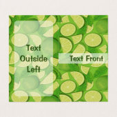 Limoner Hintergrund Visitenkarten (Außenseite Aufgefaltet)