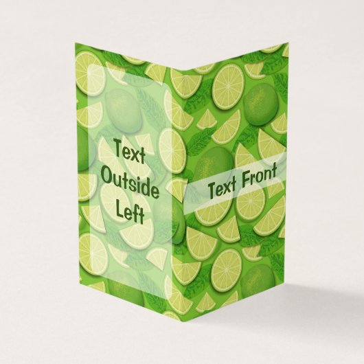 Limoner Hintergrund Visitenkarten (Vorderseite)