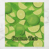 Limoner Hintergrund Weinetikett (Einzelnes Label)