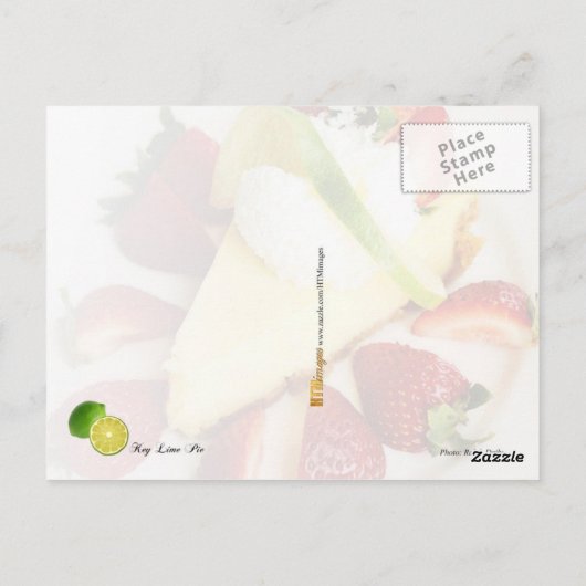 Limoner Kuchen Postkarte (Rückseite)