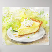 Limoner Kuchen-Slice Poster (Vorne)