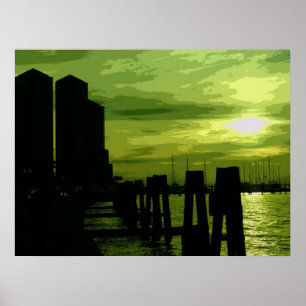 Limoner Kürbis Poster