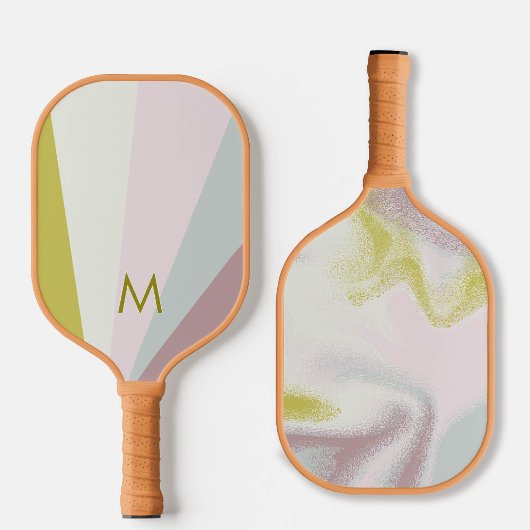 Limoner Lavender Sorbet Monogram Modernes Personal Pickleball Schläger