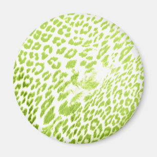 Limoner Leopard-Druck Magnet