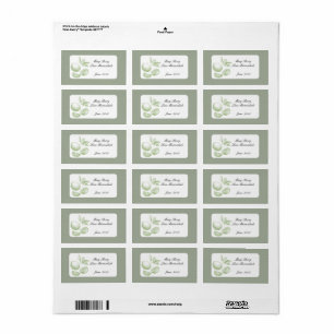 Limoner Marmeladen-Glasaufkleber personalisiert Adressaufkleber