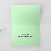 Limoner Pie sour lemon Tart Dessert Slice Graham Dankeskarte (Innenseite)