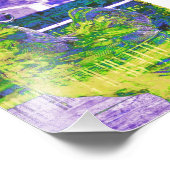 Limoner Raster Fotodruck (Ecke)